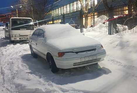 Крещенские морозы обойдутся автолюбителям Владивостока от 200 до 6000 рублей