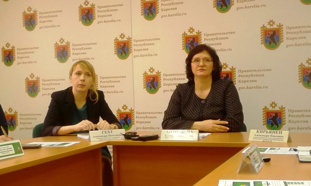 Александра Гехт и Елена Антошина. Фото: ИА "Республика". 