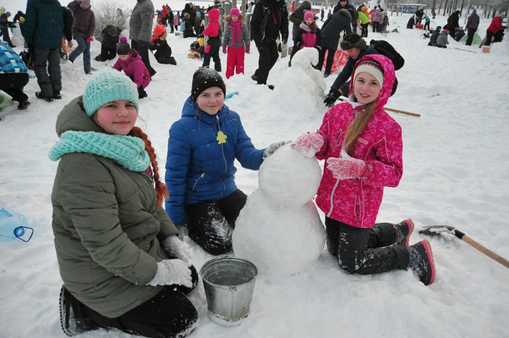 Конкурс снеговиков на Гиперборее. Фото: ИА "Республика" / Сергей Юдин.