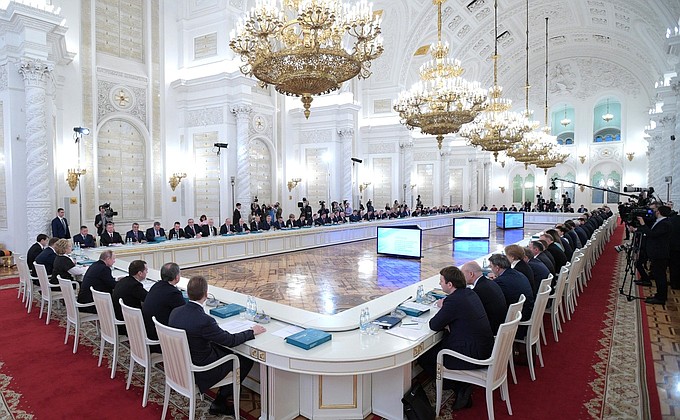 Заседание Госсовета в Кремле