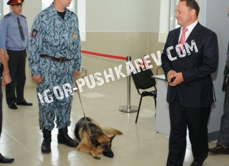 На судебное заседание по делу Пушкарёва привели служебную собаку
