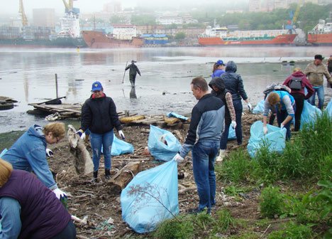 Зеленый десант охраны начал чистку