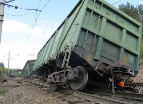 В Приморье вагоны не удержались на рельсах