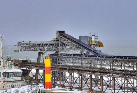 Самый мощный на Дальнем Востоке угольный конвейер начал работу на Сахалине