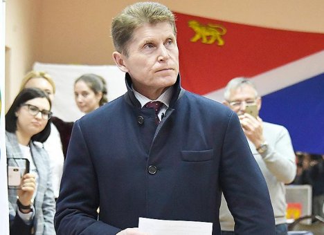 Олег Кожемяко лидирует на выборах главы  Приморья