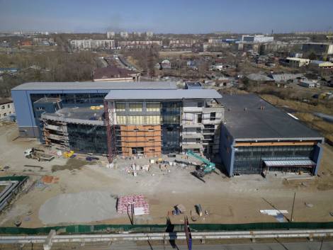 В Хабаровске завершается строительство дворца единоборств