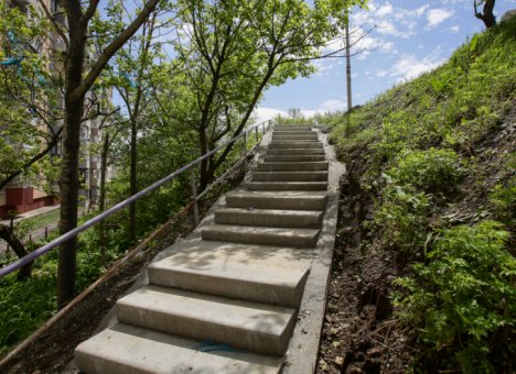 38 новых лестниц появится во Владивостоке в этом году