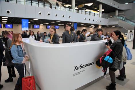 В международном аэропорту Хабаровск протестировали новый терминал