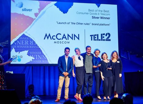 Tele2 первая в России получила сразу две европейские награды Effie