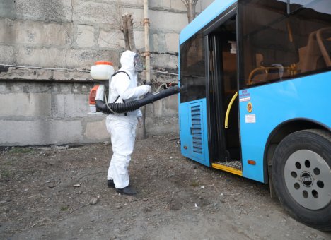 Во Владивостоке усилят работу по дезинфекции городского транспорта